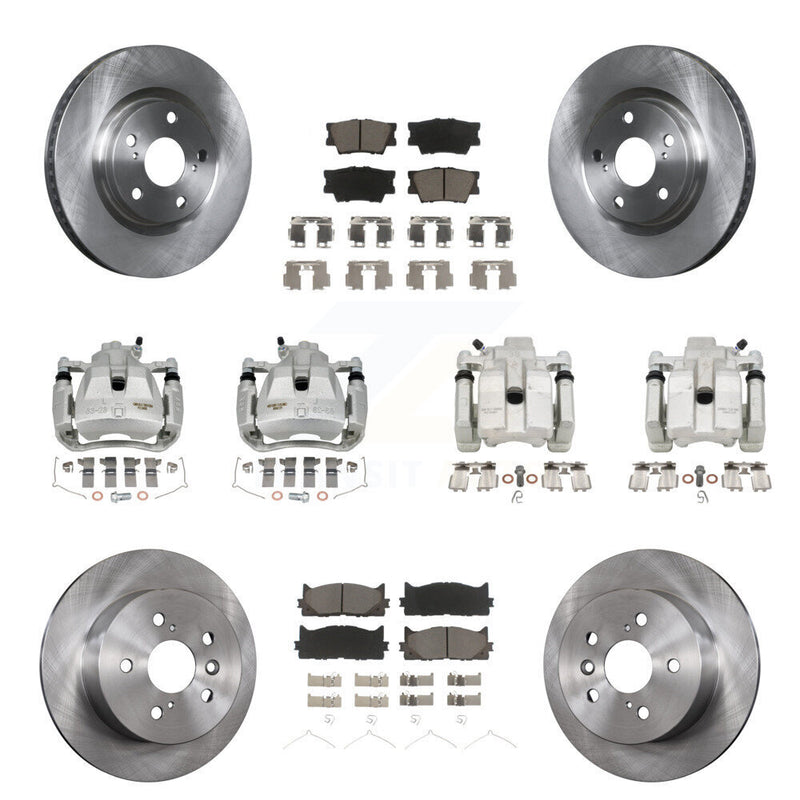 CMX KC8-101183C Disc Brake Kit for 2012-2018 Lexus ES300h, Lexus ES350, Toyota Avalon & more - Front and Rear product image