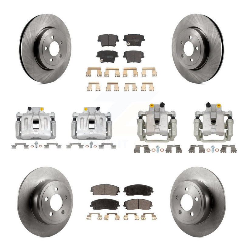 Transit Auto KC8-101183P Disc Brake Kit for 2015-2016 Dodge Charger - Front and Rear product image