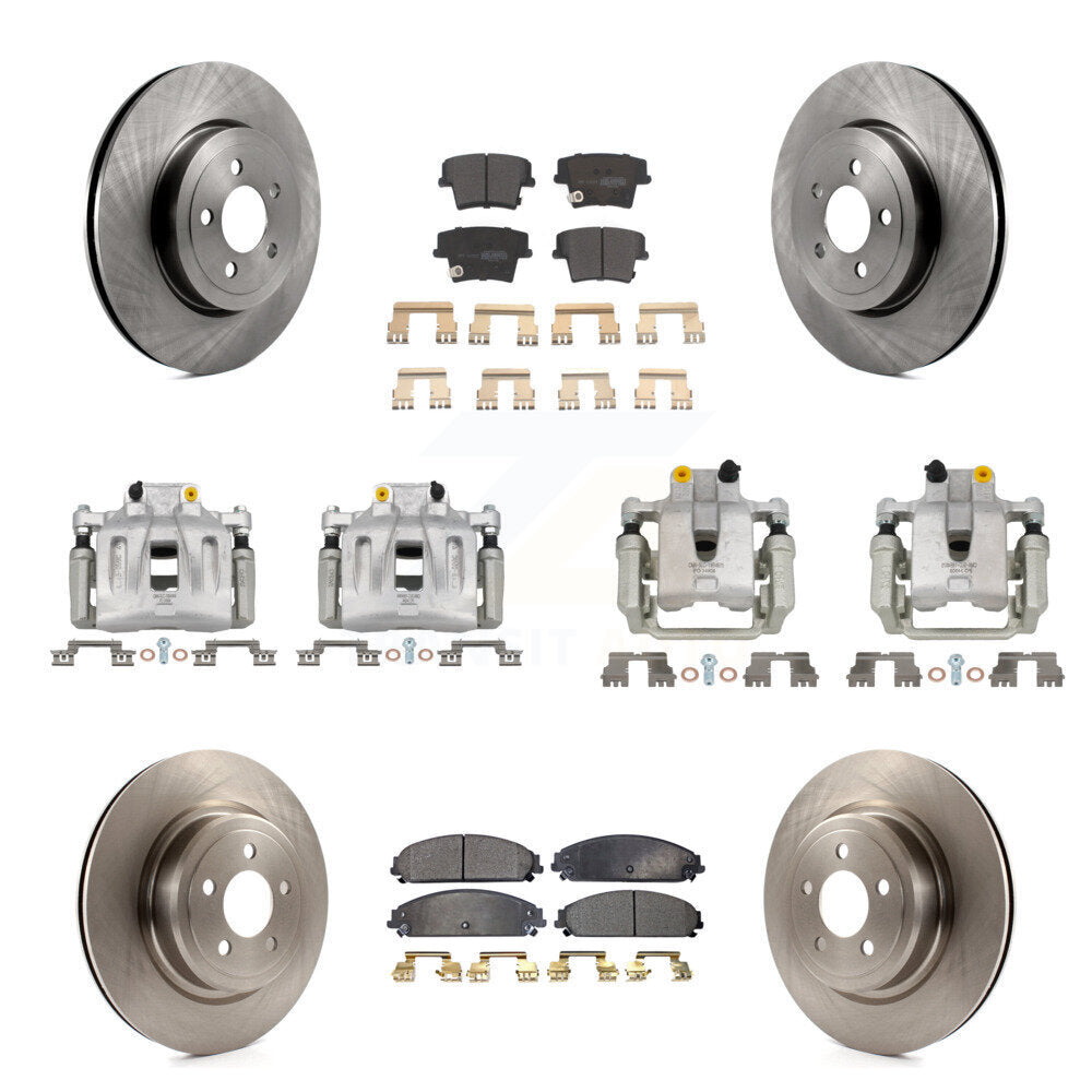 Transit Auto KC8-101185P Disc Brake Kit for 2011 Dodge Charger - Front and Rear product image