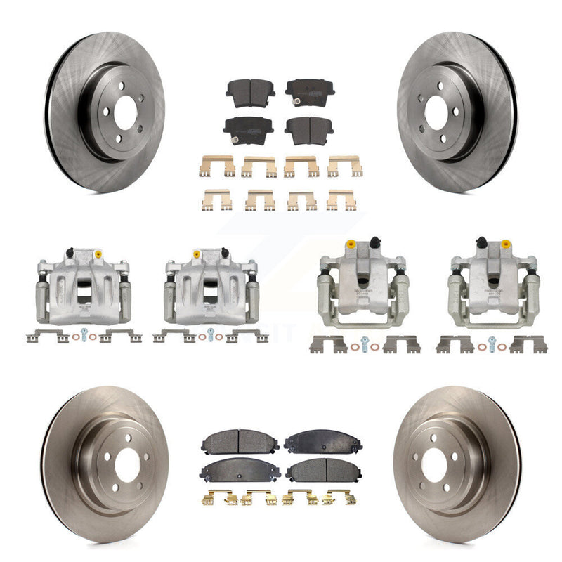 Transit Auto KC8-101185P Disc Brake Kit for 2011 Dodge Charger - Front and Rear product image