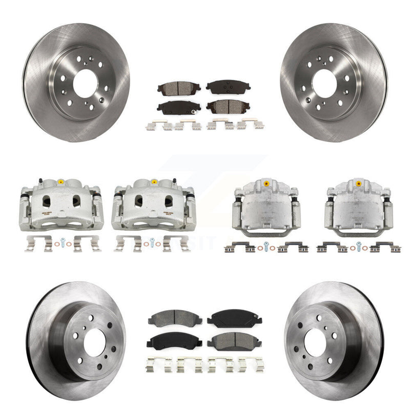 Transit Auto KC8-101185S Disc Brake Kit for 2014-2020 Chevrolet Suburban, Cadillac Escalade, Cadillac Escalade ESV & more - Front and Rear product image