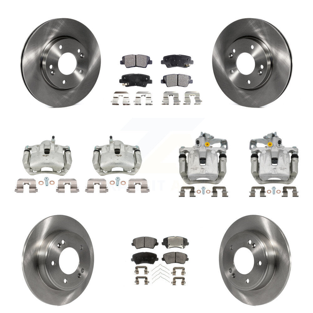 Transit Auto KC8-101186T Disc Brake Kit for 2016-2017 Kia Forte Koup, Hyundai Elantra GT - Front and Rear product image
