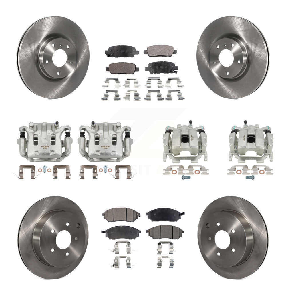 Transit Auto KC8-101190P Disc Brake Kit for 2011-2017 INFINITI QX70, Nissan Murano - Front and Rear product image