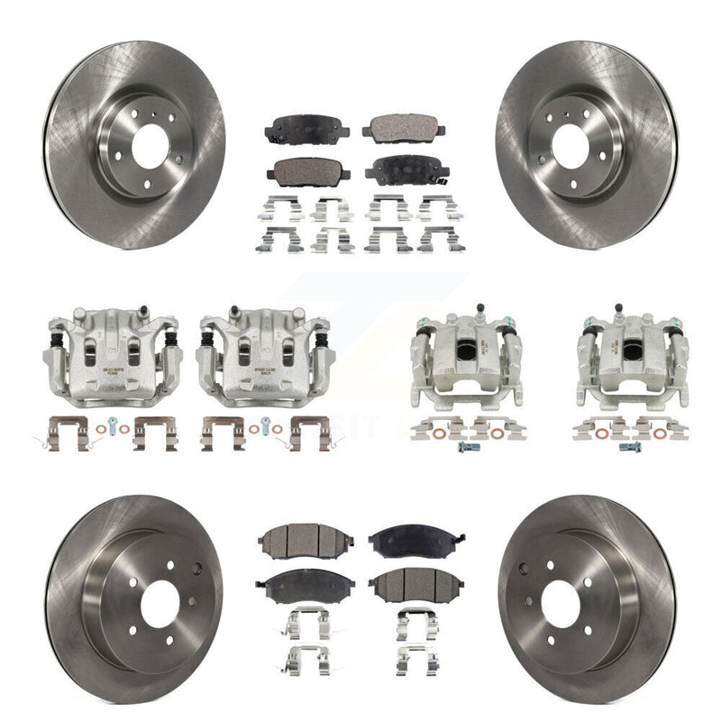 Transit Auto KC8-101190P Disc Brake Kit for 2011-2017 INFINITI QX70, Nissan Murano - Front and Rear product image