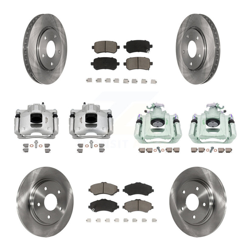 CMX KC8-101191C Disc Brake Kit for 2008-2012 Ram C/V, Volkswagen Routan, Chrysler Town & Country & more - Front and Rear product image