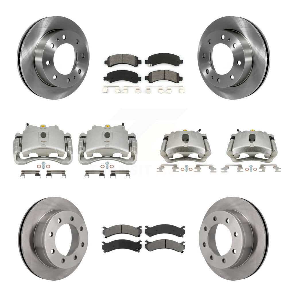 Transit Auto KC8-101192S Disc Brake Kit for 2007-2018 Chevrolet Express 2500, GMC Savana 2500 - Front and Rear product image