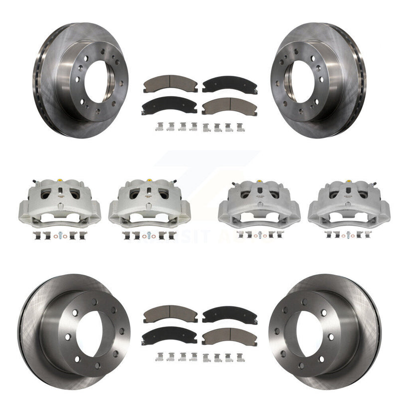 CMX KC8-101195C Disc Brake Kit for 2011-2019 Chevrolet Silverado 3500 HD, GMC Sierra 3500 HD - Front and Rear product image