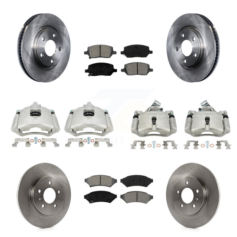 Transit Auto KC8-101196S Disc Brake Kit for 2005 Buick Terraza, Chevrolet Uplander, Pontiac Montana & more - Front and Rear product image