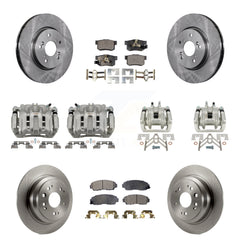 Transit Auto KC8-101197P Disc Brake Kit for 2010-2011 Honda Accord Crosstour - Front and Rear product image
