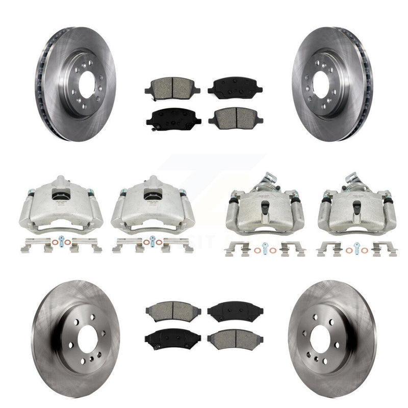 Transit Auto KC8-101199S Disc Brake Kit for 2006-2009 Buick Terraza, Chevrolet Uplander, Pontiac Montana & more - Front and Rear product image