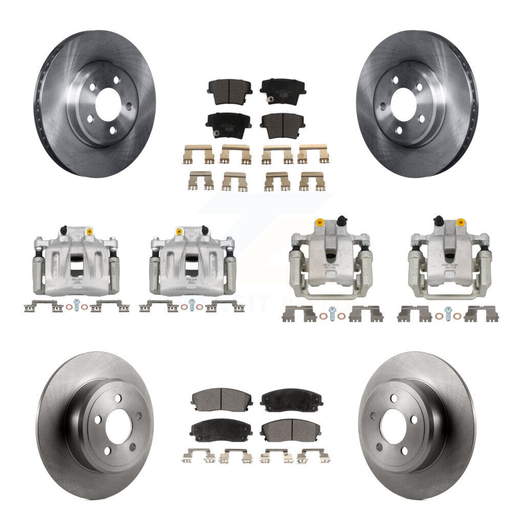 Transit Auto KC8-101199T Disc Brake Kit for 2005-2011 Chrysler 300, Dodge Challenger, Dodge Charger & more - Front and Rear product image