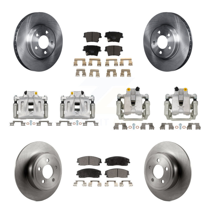 Transit Auto KC8-101199T Disc Brake Kit for 2005-2011 Chrysler 300, Dodge Challenger, Dodge Charger & more - Front and Rear product image