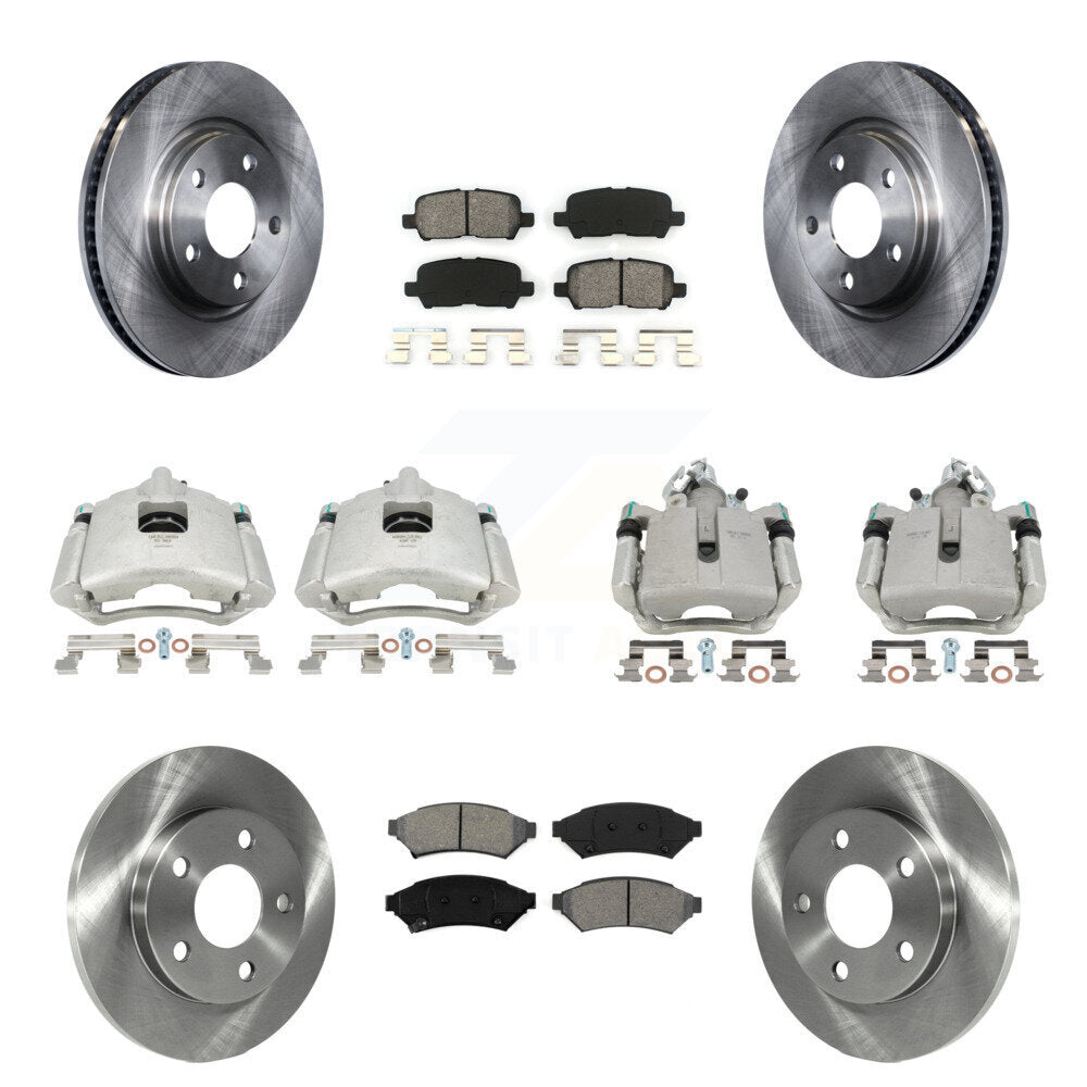 Transit Auto KC8-101200S Disc Brake Kit for 2005-2009 Buick Allure, Buick LaCrosse, Pontiac Grand Prix - Front and Rear product image