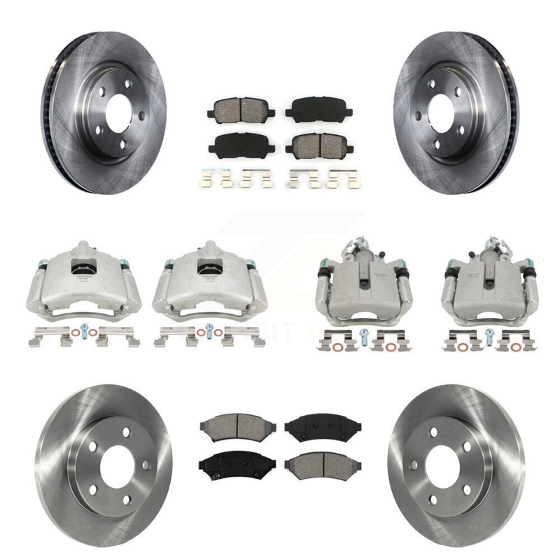Transit Auto KC8-101200S Disc Brake Kit for 2005-2009 Buick Allure, Buick LaCrosse, Pontiac Grand Prix - Front and Rear product image