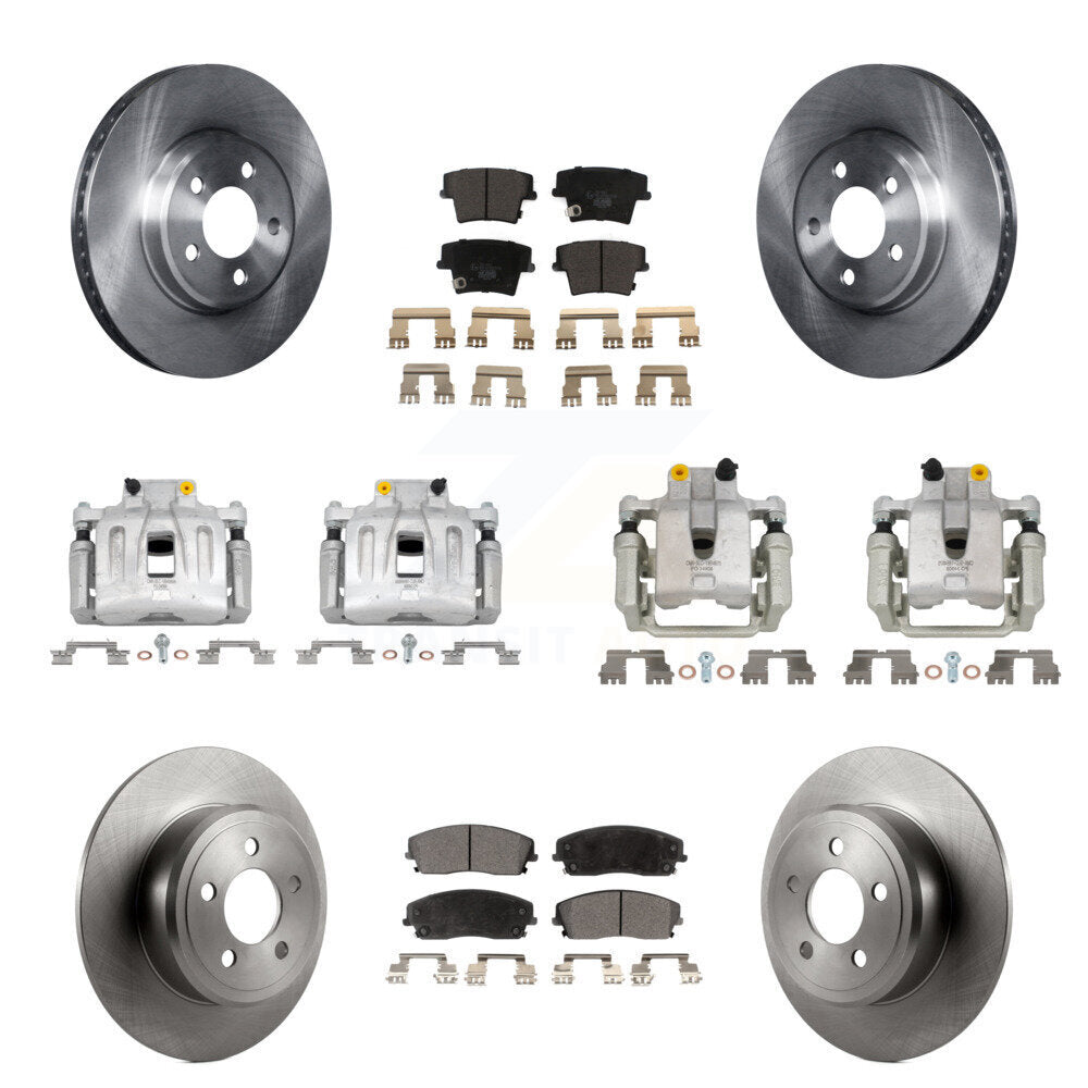 Transit Auto KC8-101200T Disc Brake Kit for 2012-2018 Chrysler 300, Dodge Charger - Front and Rear product image