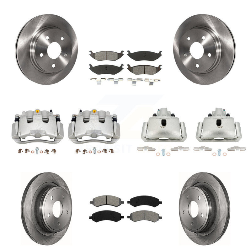 Transit Auto KC8-101201S Disc Brake Kit for 2007-2009 Chrysler Aspen, Dodge Durango - Front and Rear product image