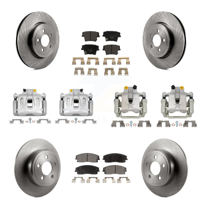 Transit Auto KC8-101201T Disc Brake Kit for 2015-2016 Dodge Charger - Front and Rear product image
