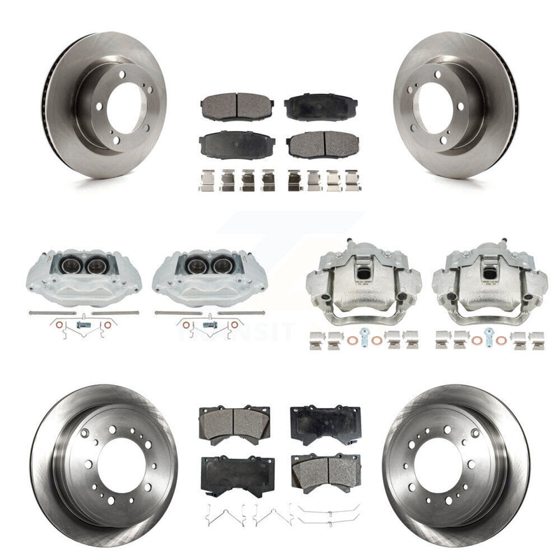 Transit Auto KC8-101203P Disc Brake Kit for 2008-2015 Lexus LX570, Toyota Land Cruiser - Front and Rear product image