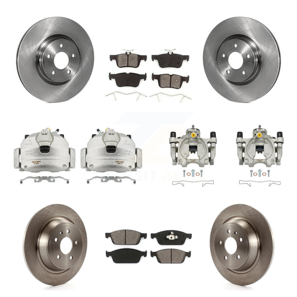 Transit Auto KC8-101204S Disc Brake Kit for 2017-2019 Lincoln MKC, Ford Escape - Front and Rear product image