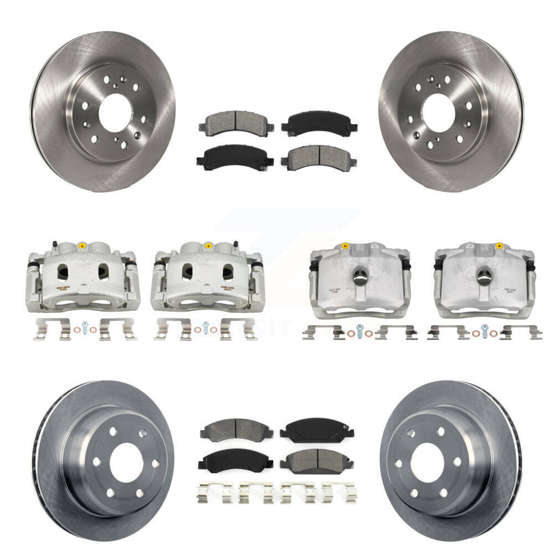 Transit Auto KC8-101205S Disc Brake Kit for 2009-2014 Chevrolet Express 1500, GMC Savana 1500 - Front and Rear product image