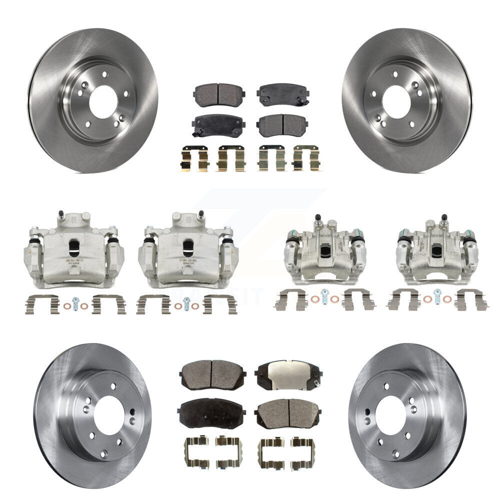 Transit Auto KC8-101206P Disc Brake Kit for 2015 Hyundai Sonata - Front and Rear product image