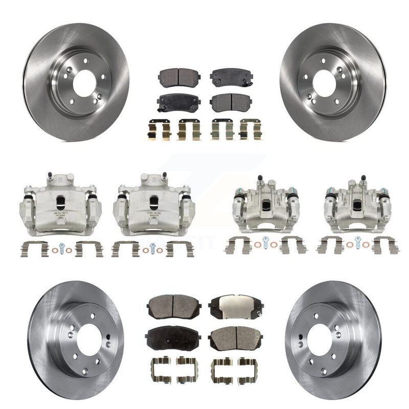 Transit Auto KC8-101206P Disc Brake Kit for 2015 Hyundai Sonata - Front and Rear product image