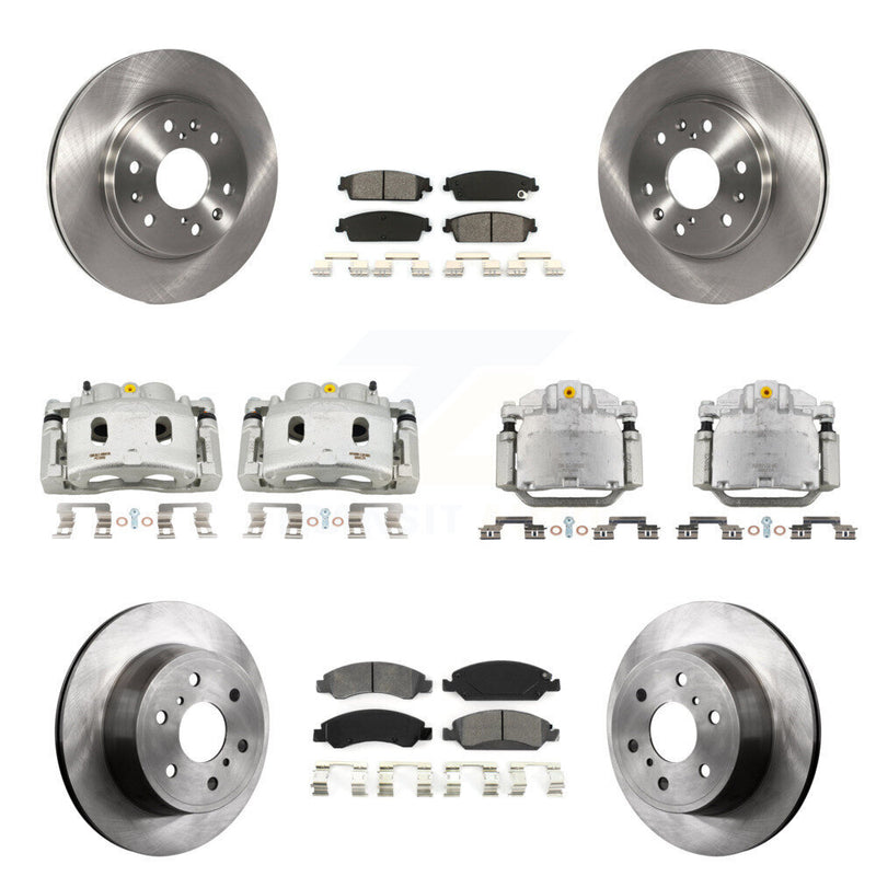 Transit Auto KC8-101206S Disc Brake Kit for 2008-2014 Chevrolet Silverado 1500, Cadillac Escalade, Cadillac Escalade ESV & more - Front and Rear product image