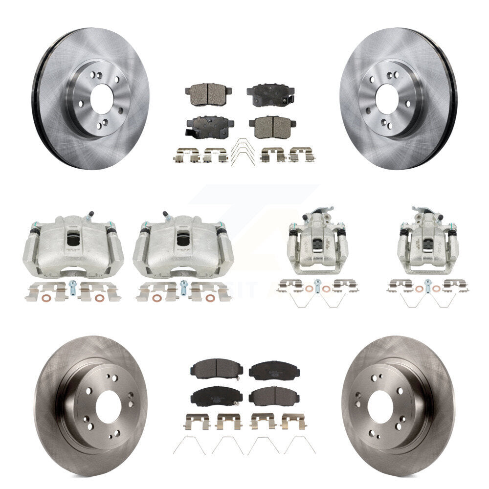 Transit Auto KC8-101207T Disc Brake Kit for 2010-2014 Honda Accord, Acura TSX - Front and Rear product image