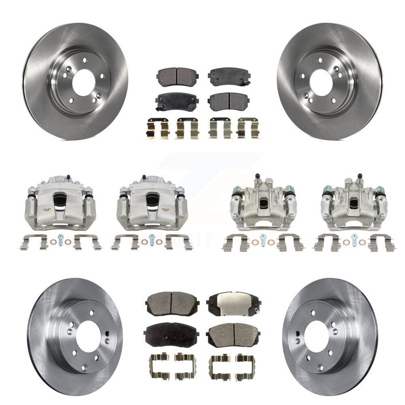Transit Auto KC8-101208P Disc Brake Kit for 2015 Hyundai Sonata - Front and Rear product image