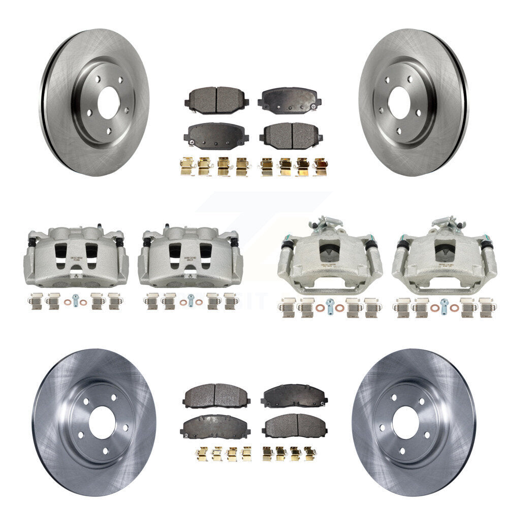 Transit Auto KC8-101209P Disc Brake Kit for 2019-2020 Dodge Grand Caravan - Front and Rear product image