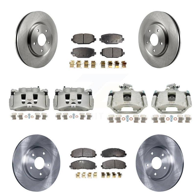 Transit Auto KC8-101209P Disc Brake Kit for 2019-2020 Dodge Grand Caravan - Front and Rear product image