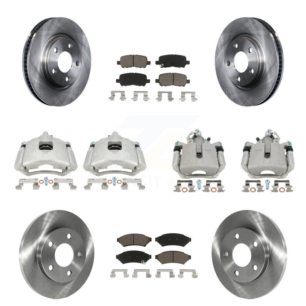 CMX KC8-101212C Disc Brake Kit for 2005-2009 Buick Allure, Buick LaCrosse, Pontiac Grand Prix - Front and Rear product image
