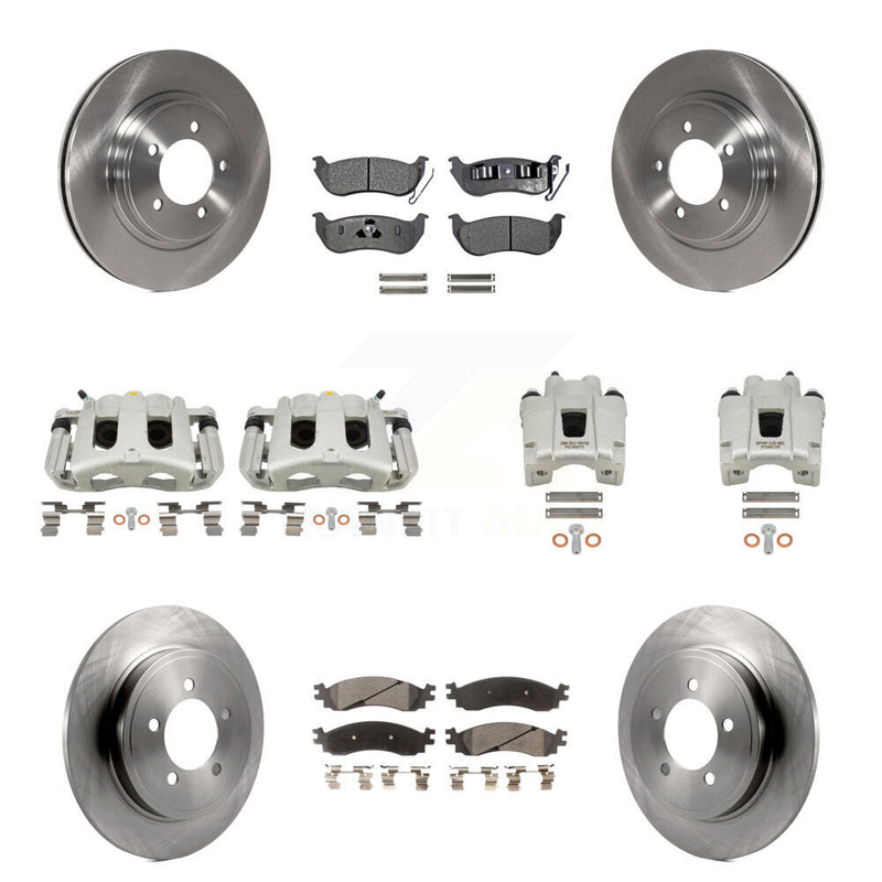 Transit Auto KC8-101214P Disc Brake Kit for 2006-2010 Ford Explorer Sport Trac, Ford Explorer, Mercury Mountaineer - Front and Rear product image