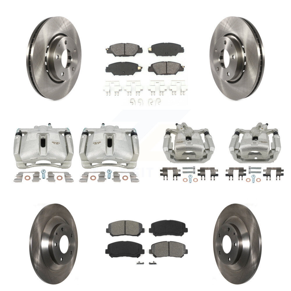 Transit Auto KC8-101215S Disc Brake Kit for 2016-2022 Mazda CX-5 - Front and Rear product image