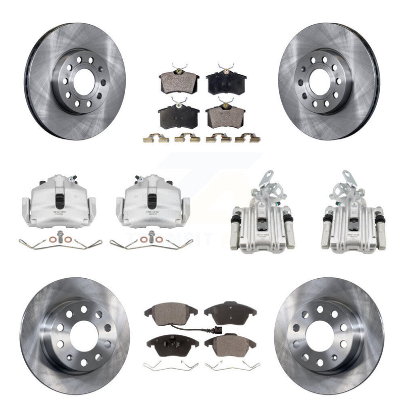 Transit Auto KC8-101215T Disc Brake Kit for 2014-2018 Volkswagen Jetta, Volkswagen Beetle - Front and Rear product image