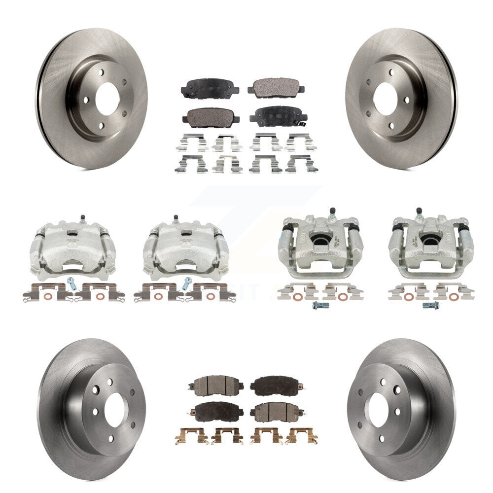 Transit Auto KC8-101217P Disc Brake Kit for 2013-2018 Nissan Altima - Front and Rear product image