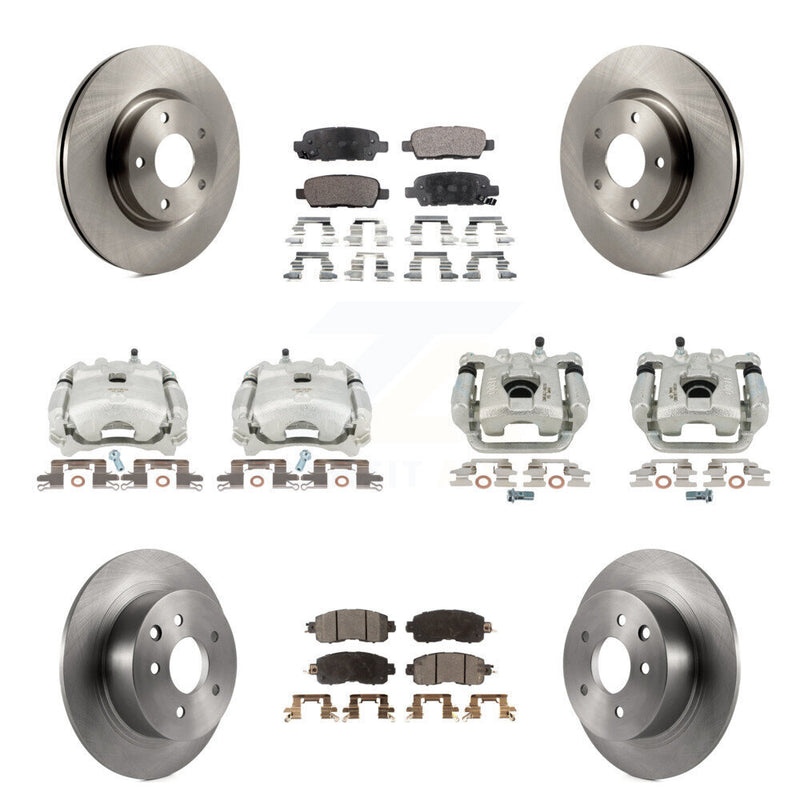 Transit Auto KC8-101217P Disc Brake Kit for 2013-2018 Nissan Altima - Front and Rear product image