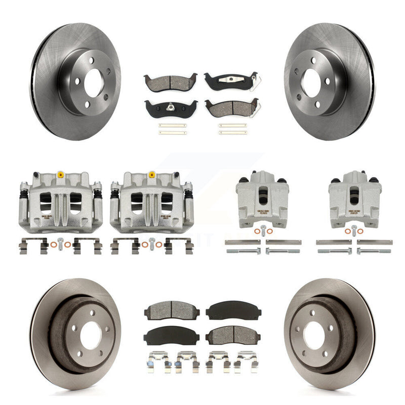 Transit Auto KC8-101217S Disc Brake Kit for 2010-2011 Ford Ranger - Front and Rear product image