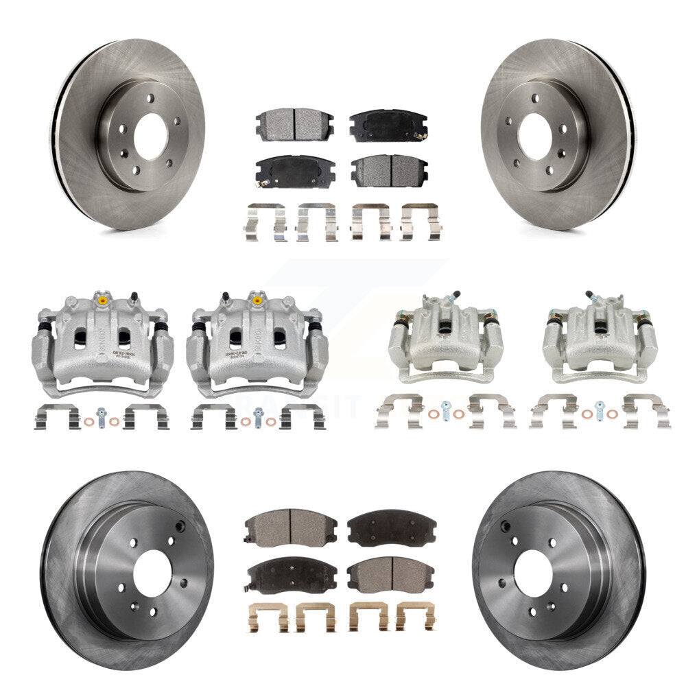 Transit Auto KC8-101218P Disc Brake Kit for 2007-2015 Chevrolet Captiva Sport, Saturn Vue, Chevrolet Equinox & more - Front and Rear product image
