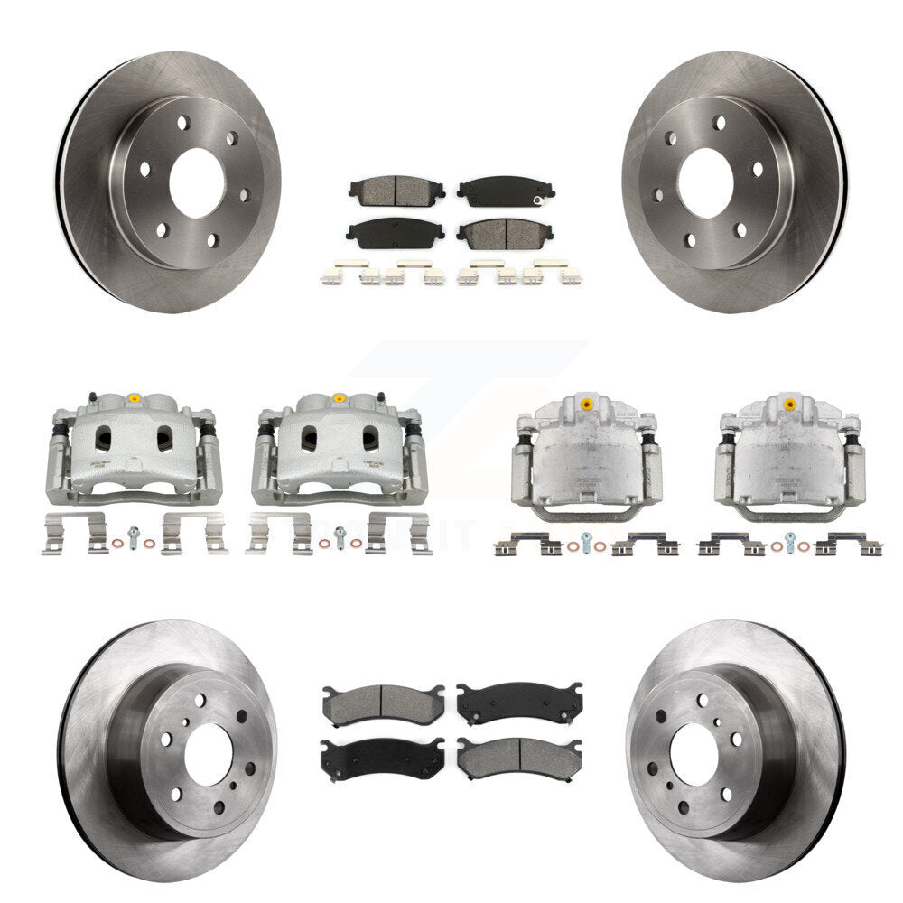 Transit Auto KC8-101222S Disc Brake Kit for 2007 Chevrolet Silverado 1500 - Front and Rear product image