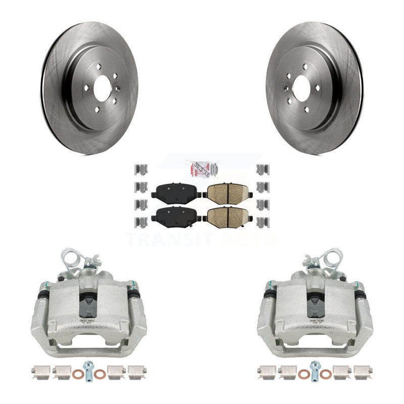 Transit Auto KC8-101223N Disc Brake Kit for 2013-2019 Ford Taurus, Ford Explorer, Ford Special Service Police Sedan & more - Rear product image