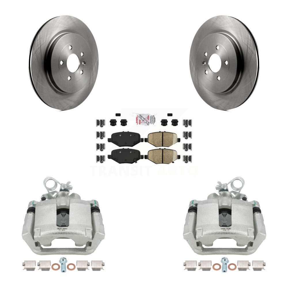 Transit Auto KC8-101224N Disc Brake Kit for 2013-2019 Ford Taurus, Ford Explorer, Ford Special Service Police Sedan & more - Rear product image
