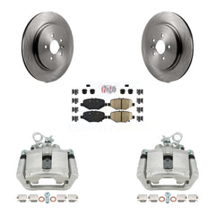 Transit Auto KC8-101224N Disc Brake Kit for 2013-2019 Ford Taurus, Ford Explorer, Ford Special Service Police Sedan & more - Rear product image