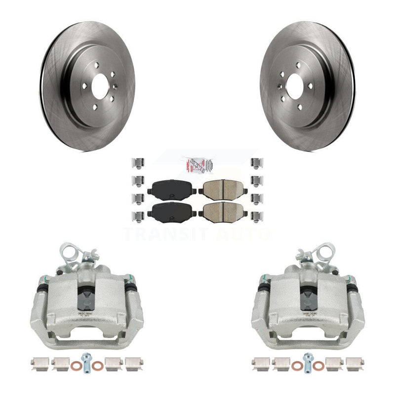 Transit Auto KC8-101225N Disc Brake Kit for 2013-2019 Ford Taurus, Ford Explorer, Lincoln MKS & more - Rear product image