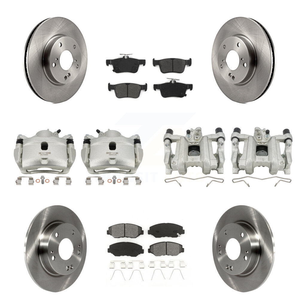 Transit Auto KC8-101225S Disc Brake Kit for 2016-2021 Honda Civic - Front and Rear product image