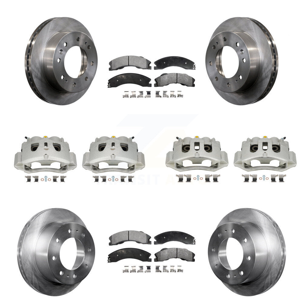 Transit Auto KC8-101225T Disc Brake Kit for 2011-2019 Chevrolet Suburban 3500 HD, Chevrolet Silverado 2500 HD, Chevrolet Silverado 3500 HD & more - Front and Rear product image