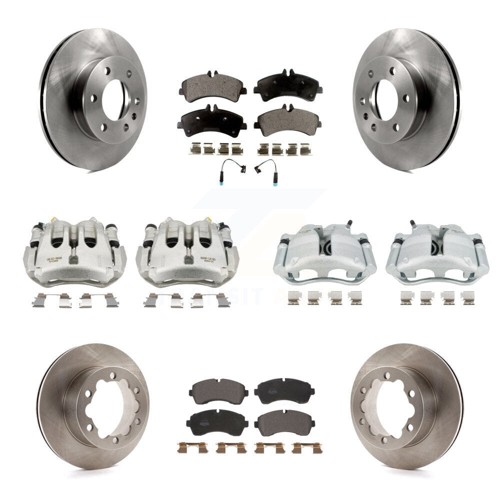 Transit Auto KC8-101226P Disc Brake Kit for 2007-2018 Freightliner Sprinter 3500, Mercedes-Benz Sprinter 3500XD, Mercedes-Benz Sprinter 3500 & more - Front and Rear product image