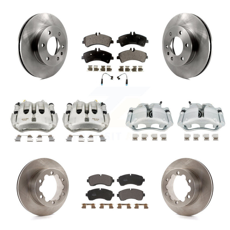 Transit Auto KC8-101226P Disc Brake Kit for 2007-2018 Freightliner Sprinter 3500, Mercedes-Benz Sprinter 3500XD, Mercedes-Benz Sprinter 3500 & more - Front and Rear product image