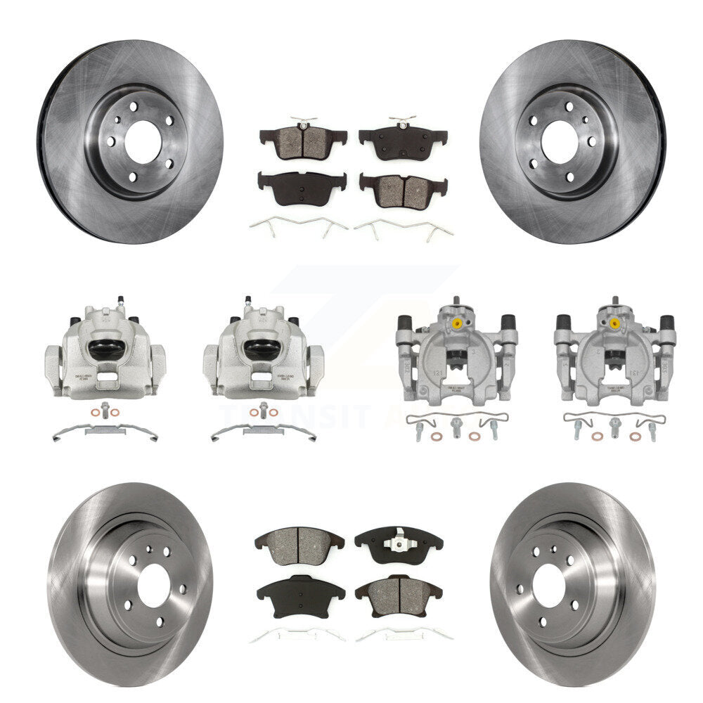 Transit Auto KC8-101226S Disc Brake Kit for 2013-2020 Ford Fusion, Lincoln MKZ - Front and Rear product image