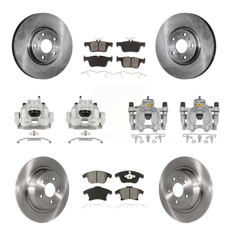 Transit Auto KC8-101226S Disc Brake Kit for 2013-2020 Ford Fusion, Lincoln MKZ - Front and Rear product image